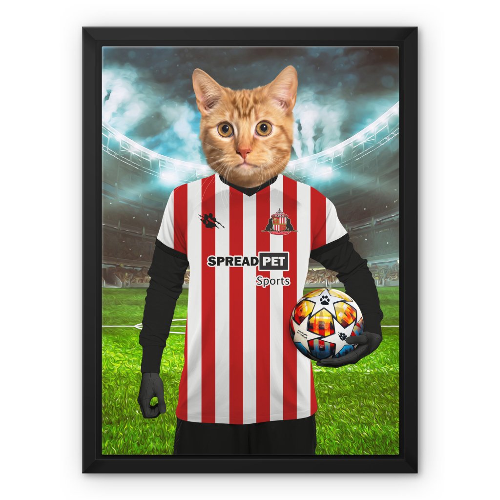 Pet Portraits | Sunderland Football Club: Custom Pet Canvas | Paw & Glory