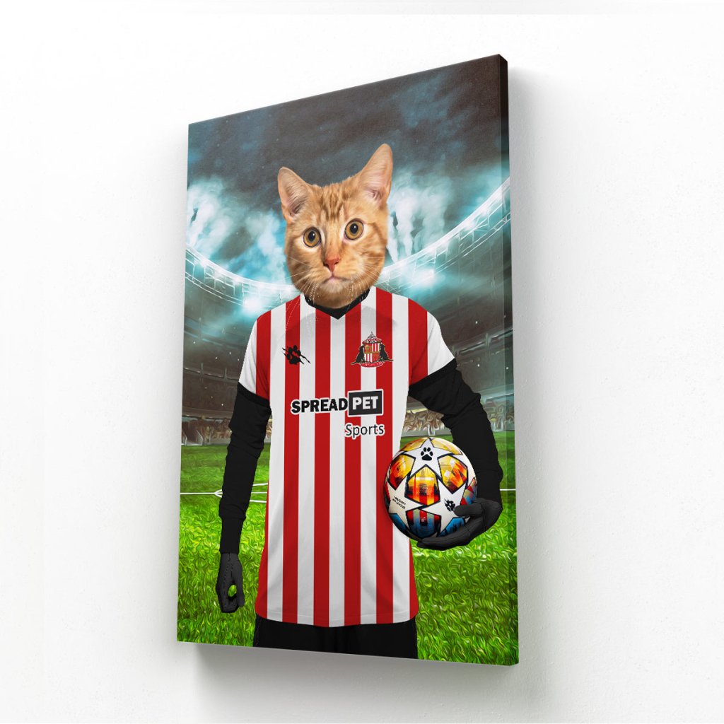 Pet Portraits | Sunderland Football Club: Custom Pet Canvas | Paw & Glory