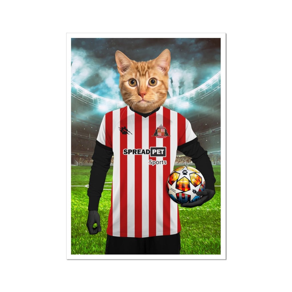 Pet Portraits | Sunderland Football Club: Custom Pet Poster | Paw & Glory