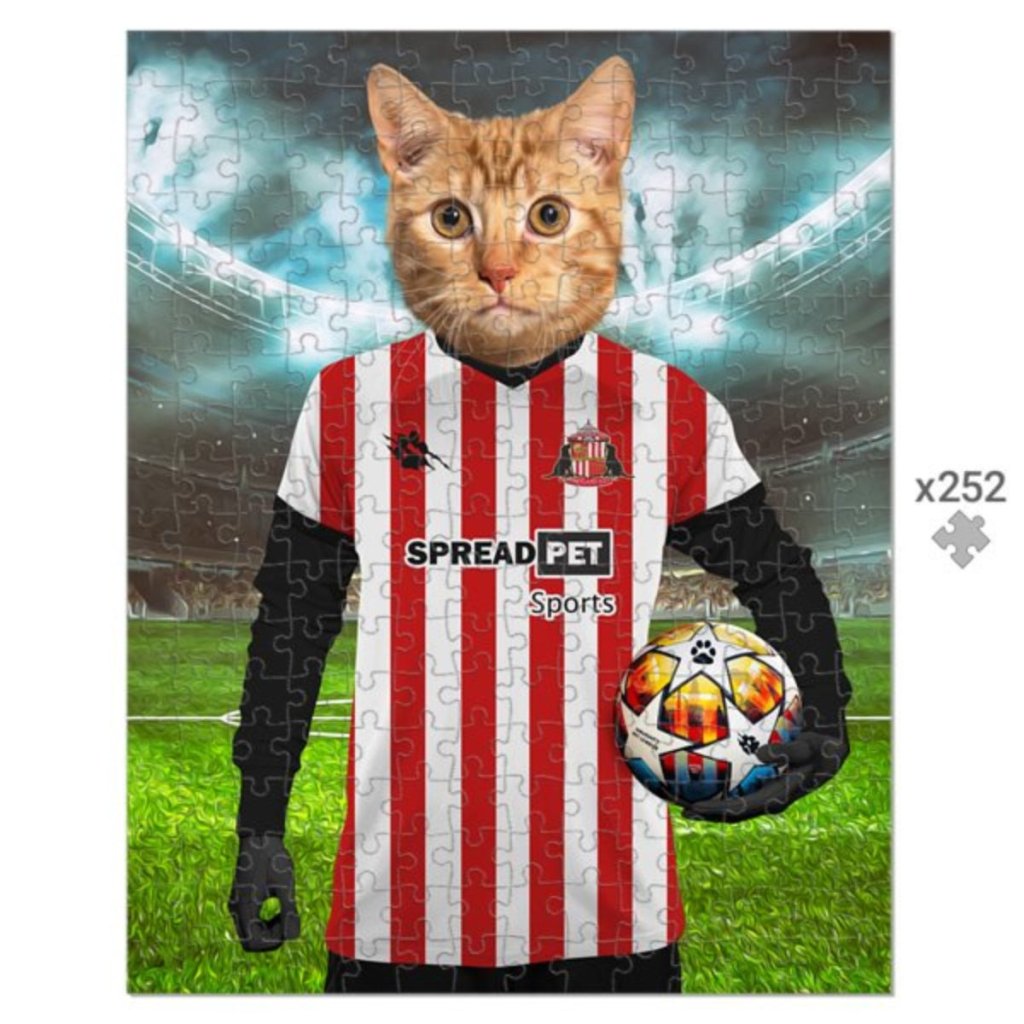 Pet Portraits | Sunderland Football Club: Custom Pet Puzzle | Paw & Glory