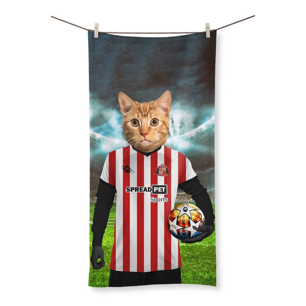 Pet Portraits | Sunderland Football Club: Custom Pet Towel | Paw & Glory