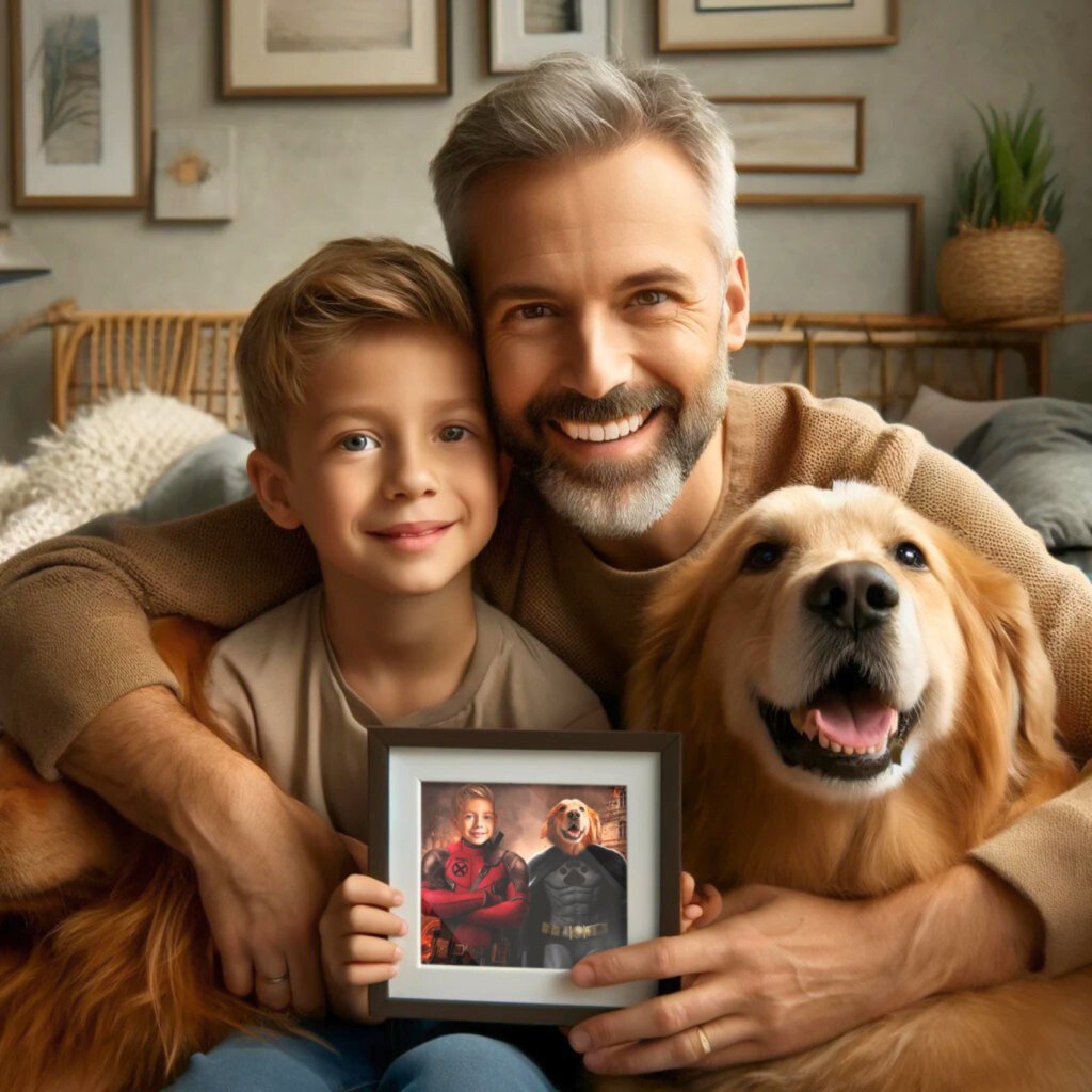 Pet Portraits | Super Dogs: Custom Pet Portrait | Paw & Glory