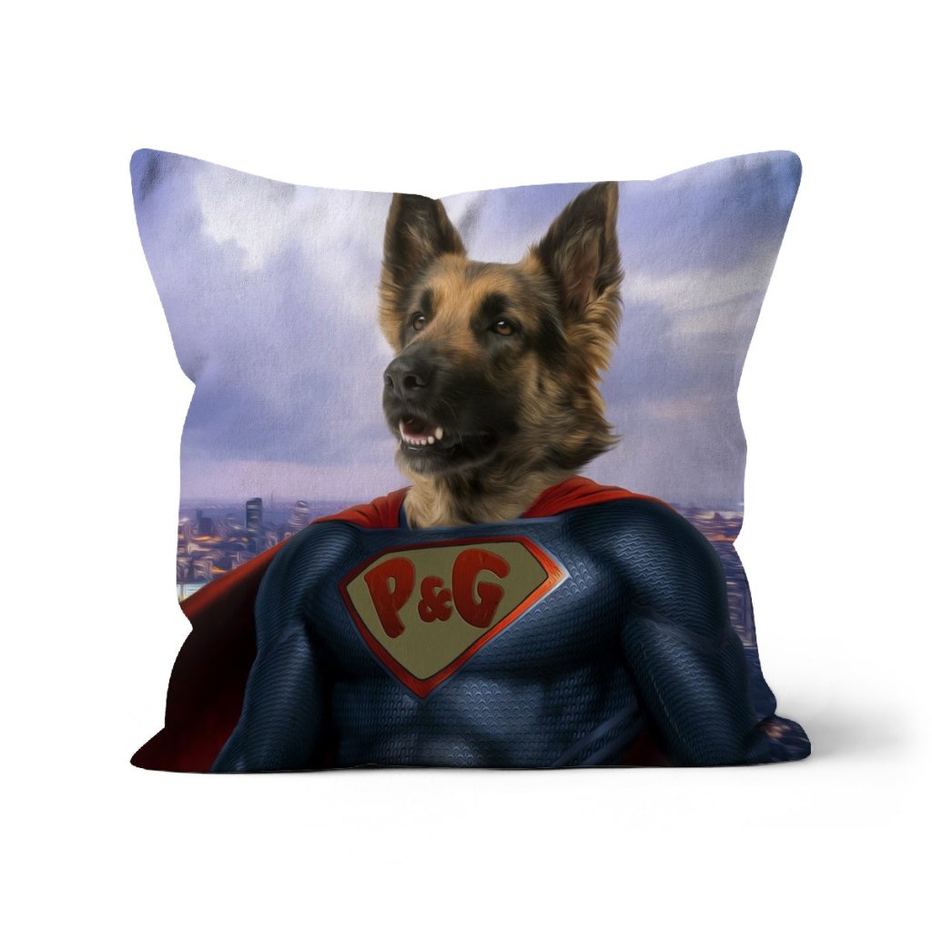 Pet Portraits | Super Pet: Custom Pet Pillow | Paw & Glory