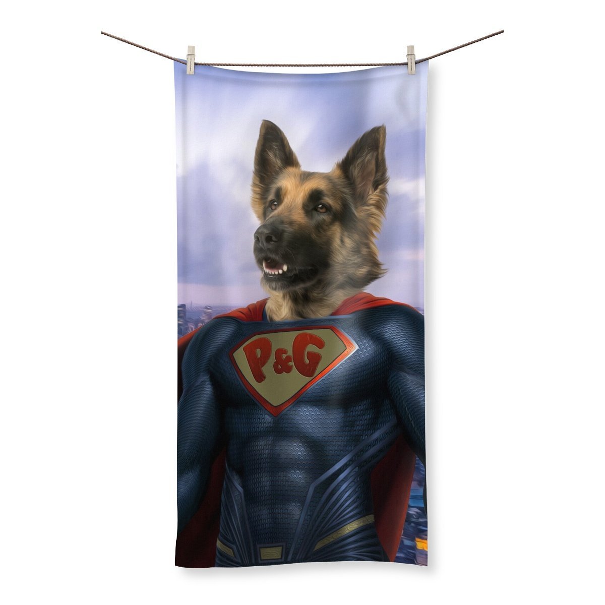 Pet Portraits | Super Pet: Custom Pet Towel | Paw & Glory