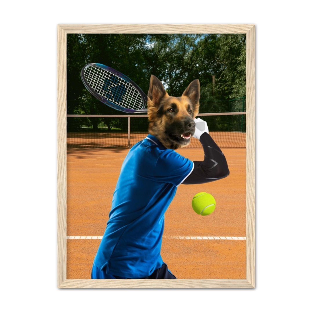 Pet Portraits | Tennis Icon: Custom Pet Portrait | Paw & Glory