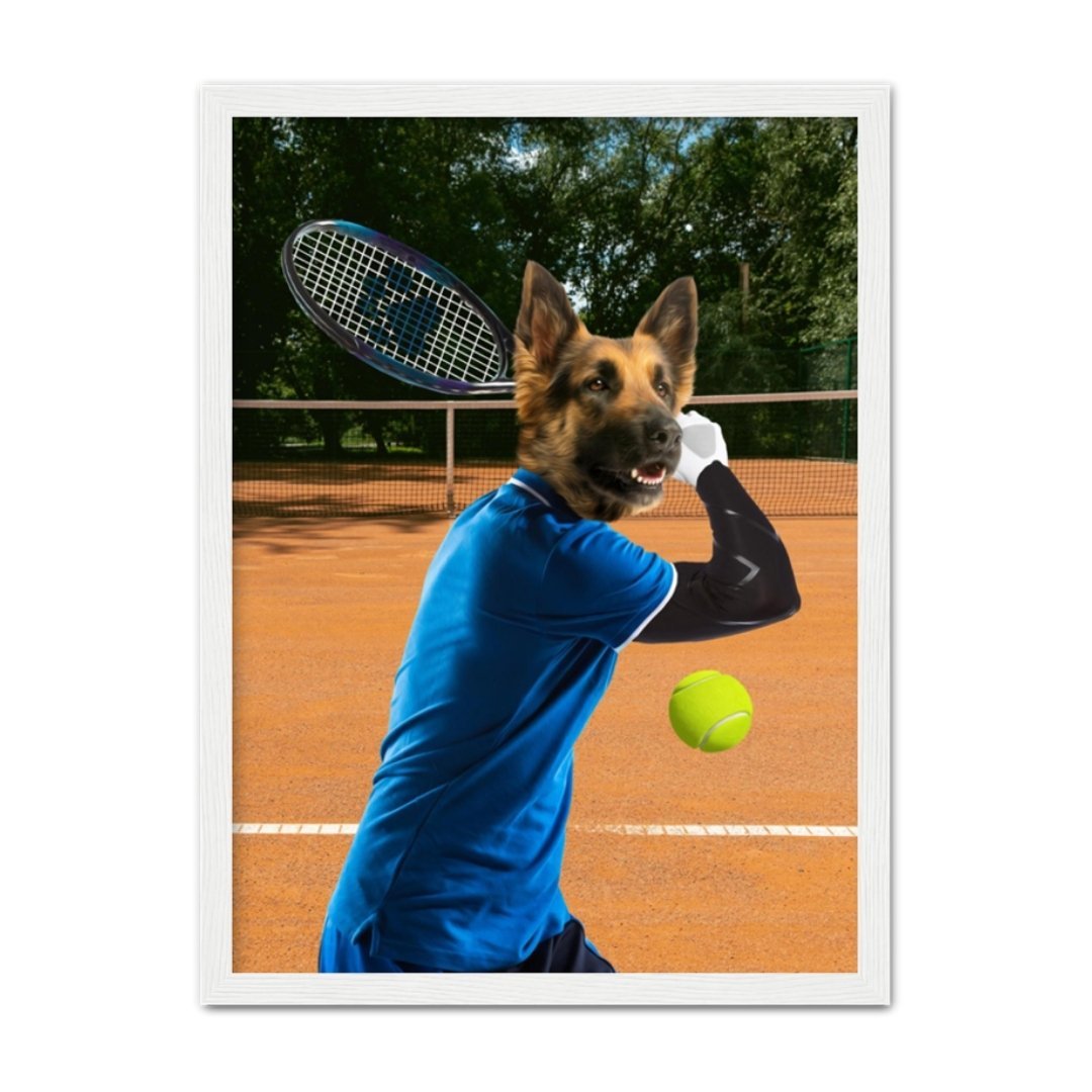 Pet Portraits | Tennis Icon: Custom Pet Portrait | Paw & Glory
