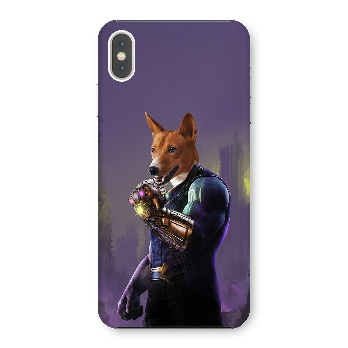 Pet Portraits | Thanos (Marvel Inspired): Custom Pet Phone Case | Paw & Glory