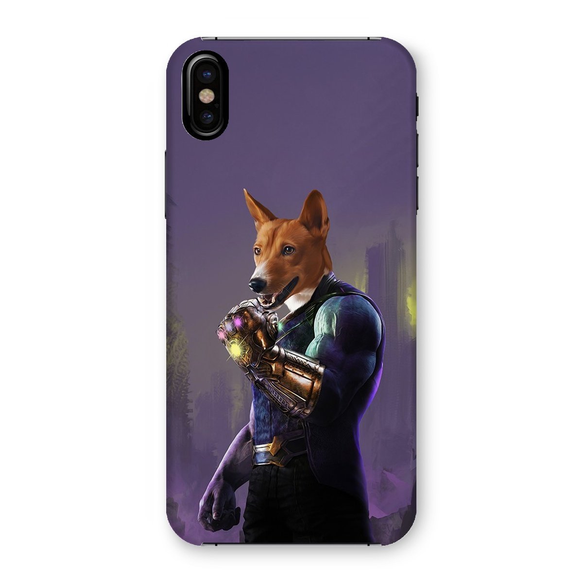 Pet Portraits | Thanos (Marvel Inspired): Custom Pet Phone Case | Paw & Glory