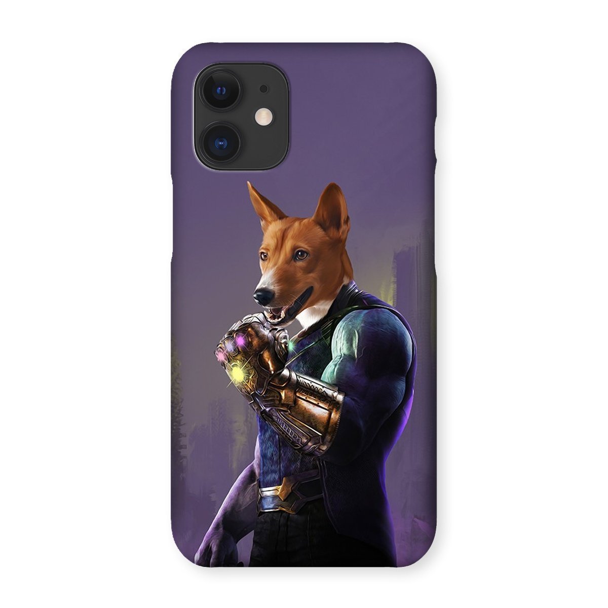 Thanos (Marvel Inspired): Custom Pet Phone Case - Paw & Glory - Dog Portraits - Pet Portraits