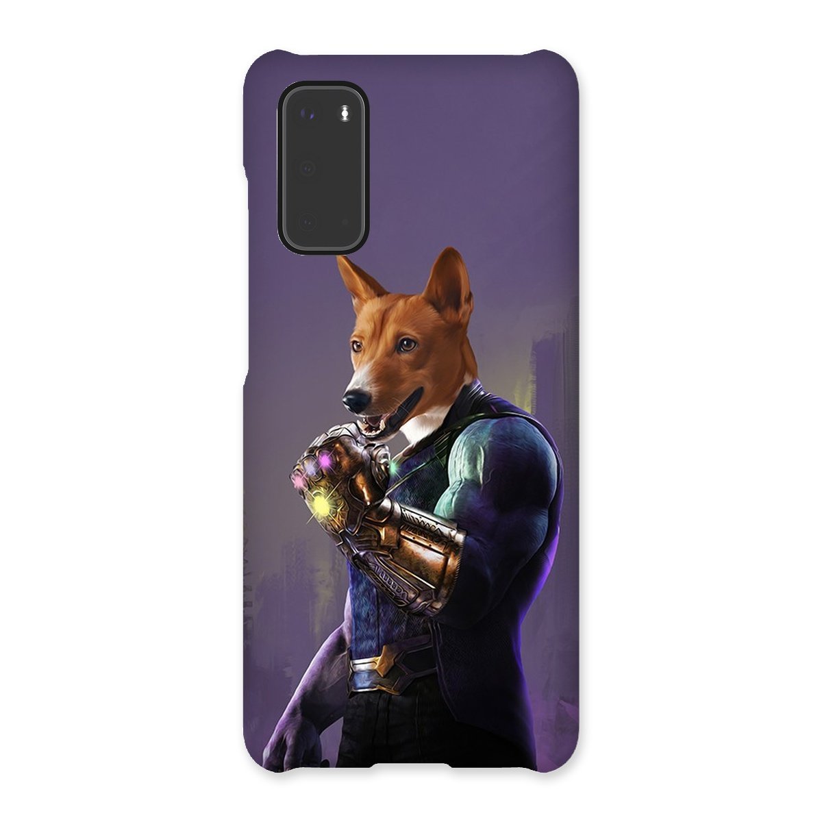 Pet Portraits | Thanos (Marvel Inspired): Custom Pet Phone Case | Paw & Glory