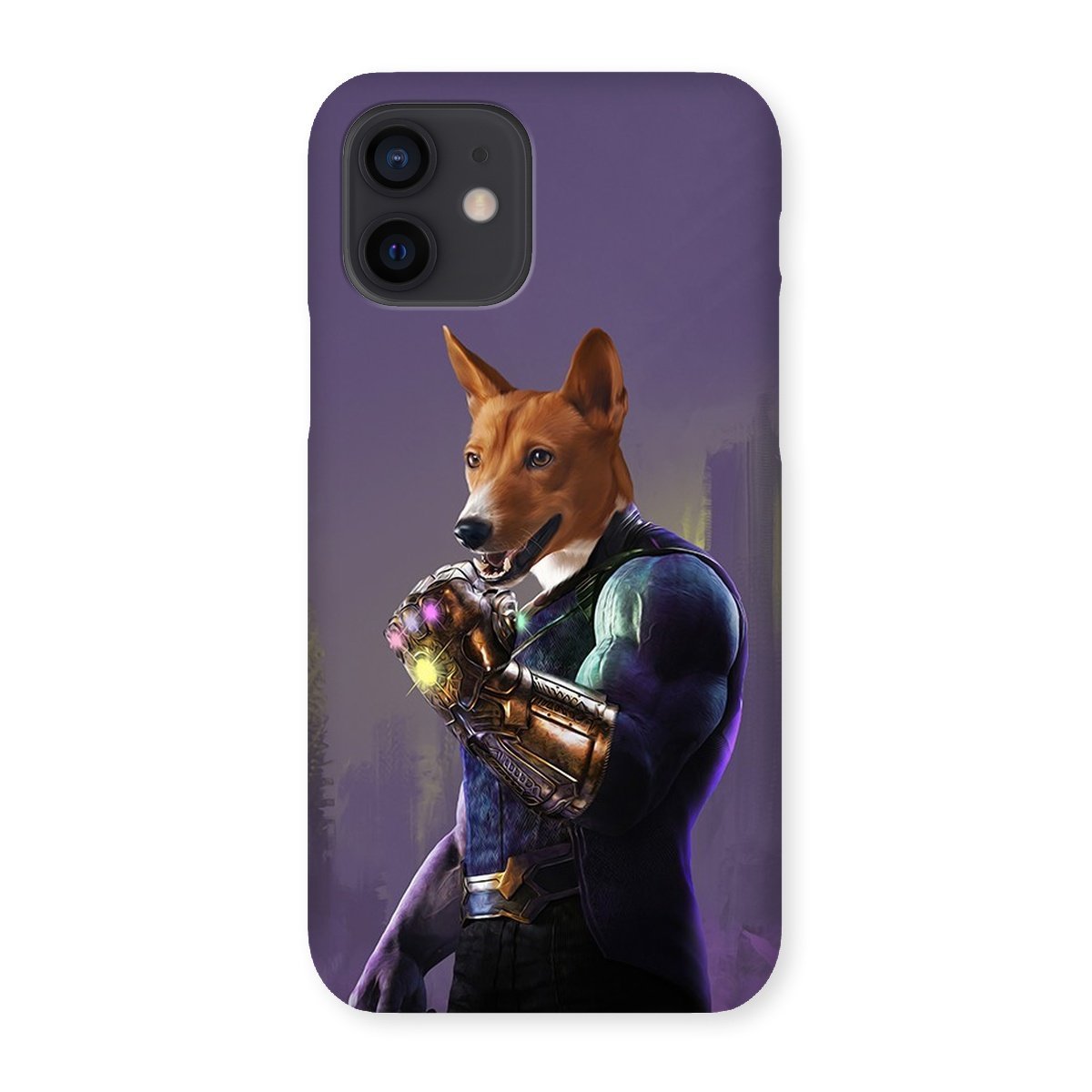Thanos (Marvel Inspired): Custom Pet Phone Case - Paw & Glory - Dog Portraits - Pet Portraits