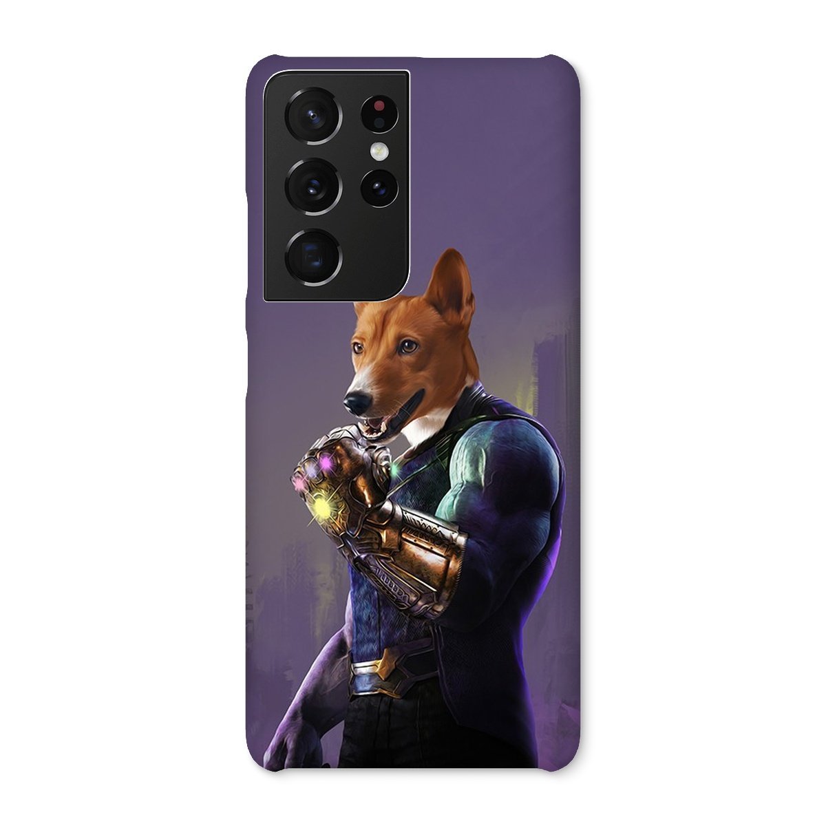 Thanos (Marvel Inspired): Custom Pet Phone Case - Paw & Glory - Dog Portraits - Pet Portraits