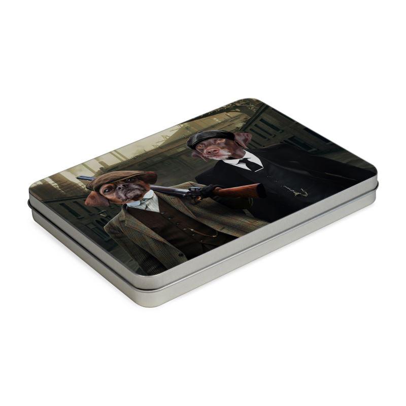 Pet Portraits | The 2 Brothers (Peaky Blinders Inspired): Custom Pet Puzzle | Paw & Glory