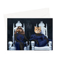 The 2 Housewives Of Atlanta: Custom Pet Greeting Card