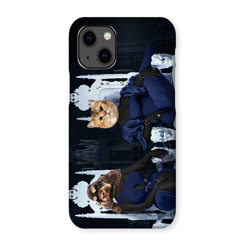 The 2 Housewives Of Atlanta: Custom Pet Phone Case - Paw & Glory - Dog Portraits - Pet Portraits