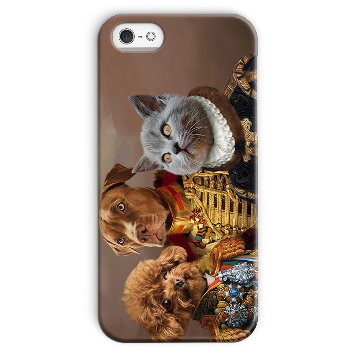Pet Portraits | The 3 Brothers In Arms: Custom Pet Phone Case | Paw & Glory