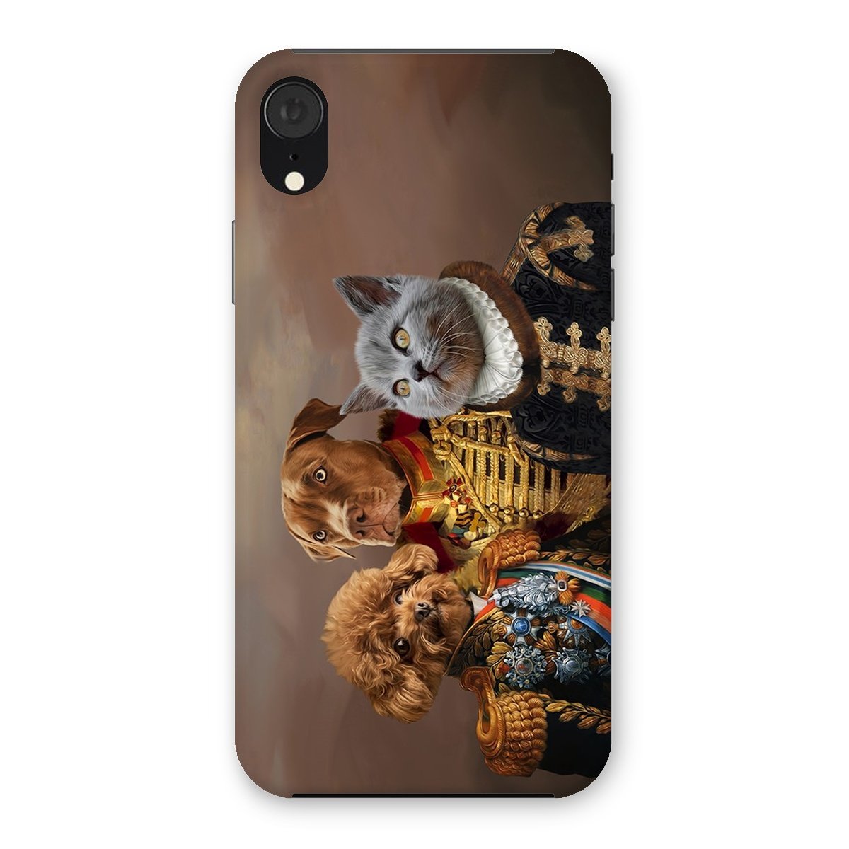 Pet Portraits | The 3 Brothers In Arms: Custom Pet Phone Case | Paw & Glory