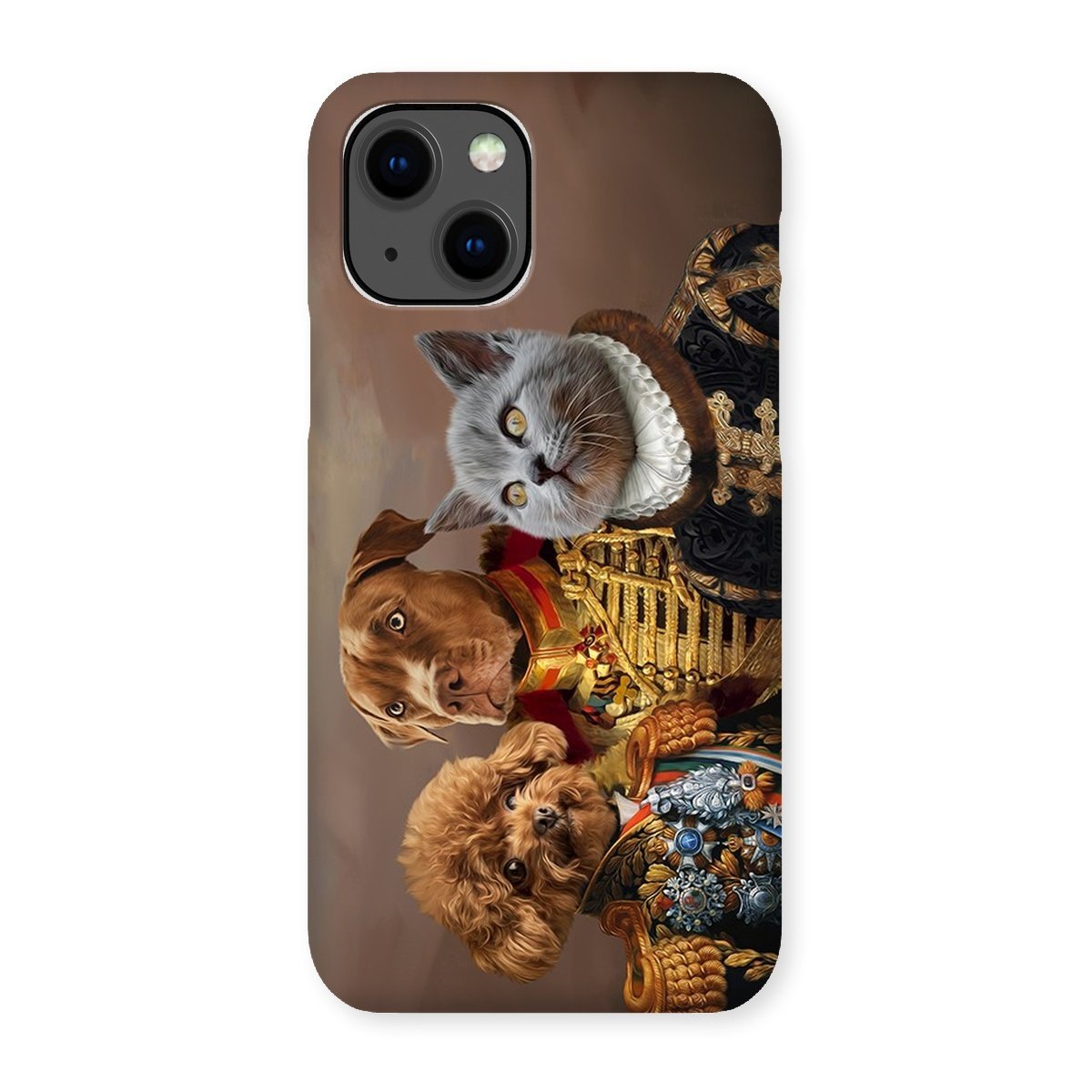 Pet Portraits | The 3 Brothers In Arms: Custom Pet Phone Case | Paw & Glory