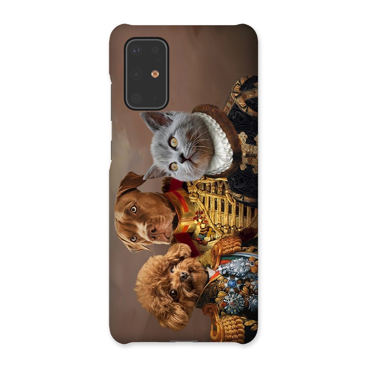 Pet Portraits | The 3 Brothers In Arms: Custom Pet Phone Case | Paw & Glory