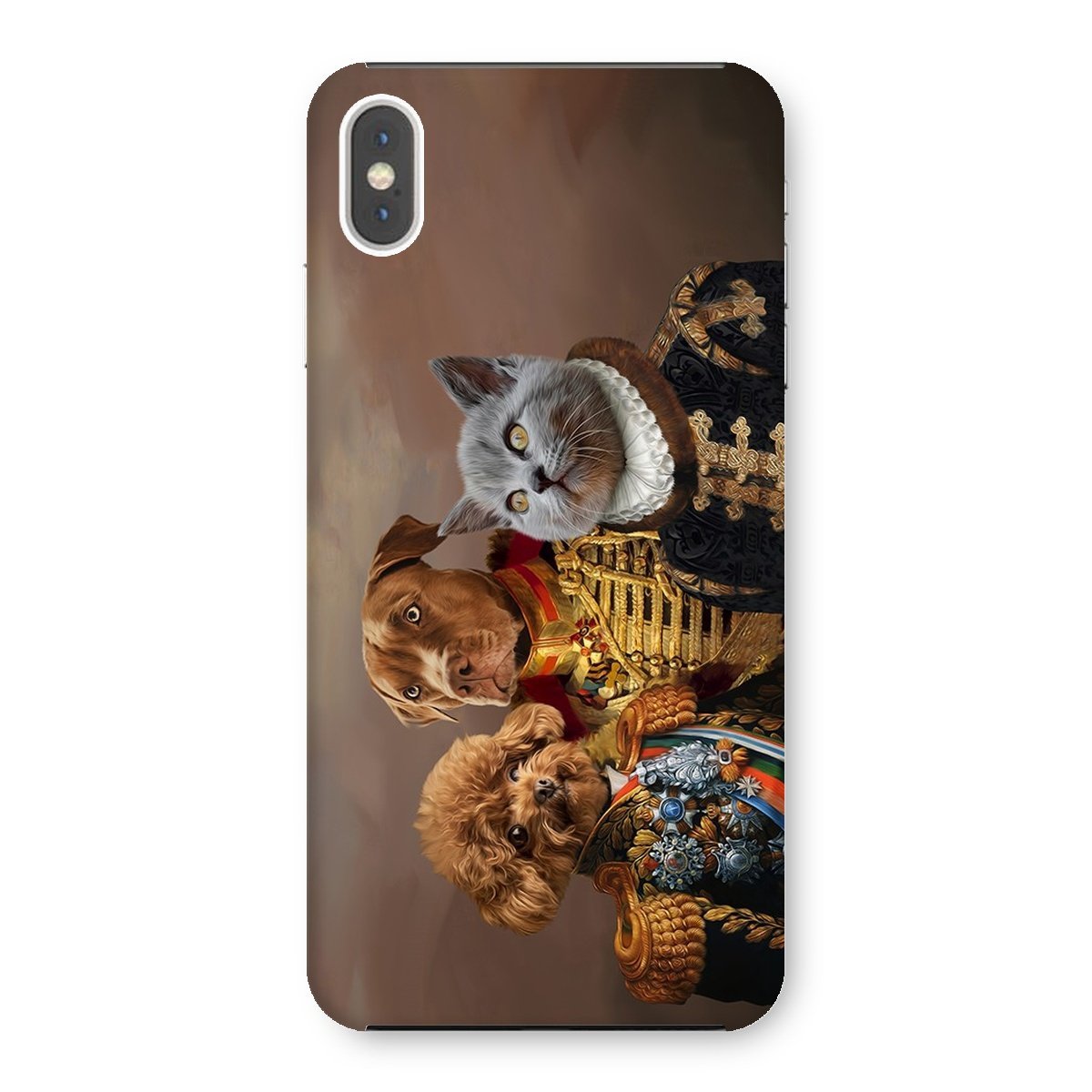 Pet Portraits | The 3 Brothers In Arms: Custom Pet Phone Case | Paw & Glory