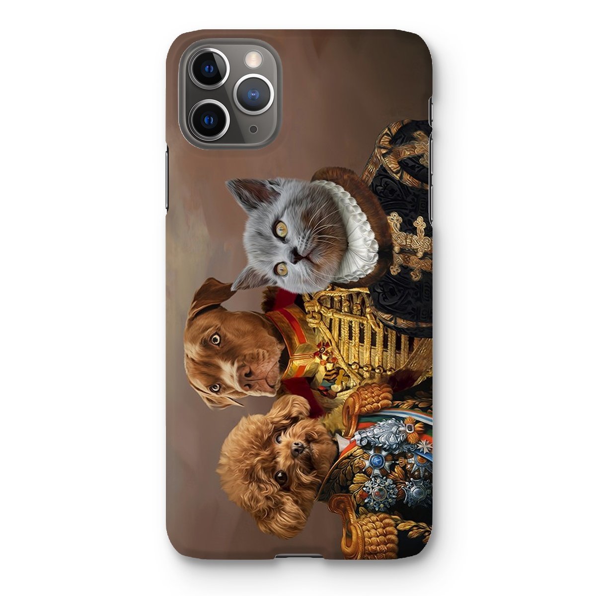 Pet Portraits | The 3 Brothers In Arms: Custom Pet Phone Case | Paw & Glory