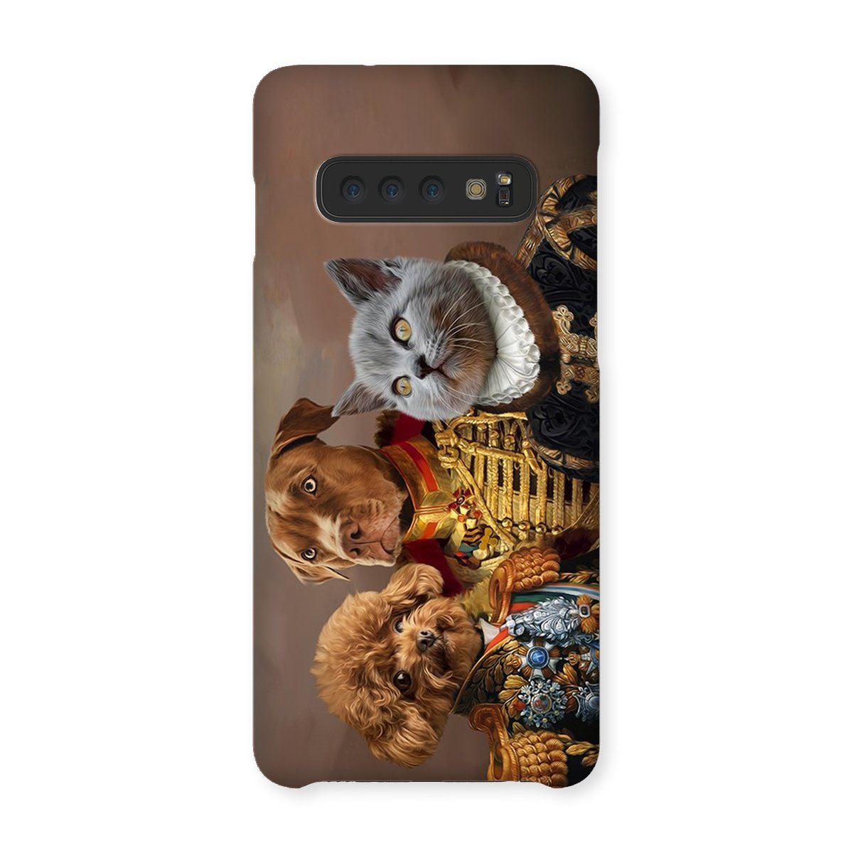 Pet Portraits | The 3 Brothers In Arms: Custom Pet Phone Case | Paw & Glory