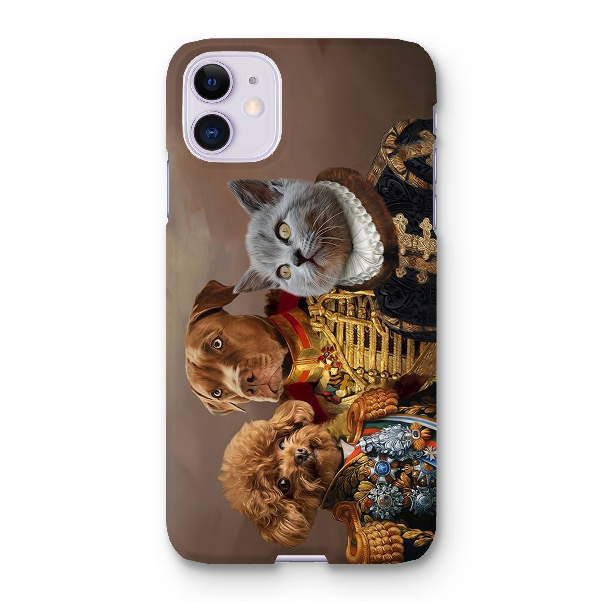 Pet Portraits | The 3 Brothers In Arms: Custom Pet Phone Case | Paw & Glory