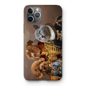 The 3 Brothers In Arms: Custom Pet Phone Case - Paw & Glory - Dog Portraits - Pet Portraits
