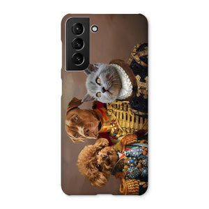The 3 Brothers In Arms: Custom Pet Phone Case - Paw & Glory - Dog Portraits - Pet Portraits