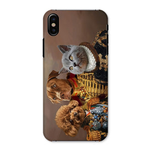 The 3 Brothers In Arms: Custom Pet Phone Case - Paw & Glory - Dog Portraits - Pet Portraits