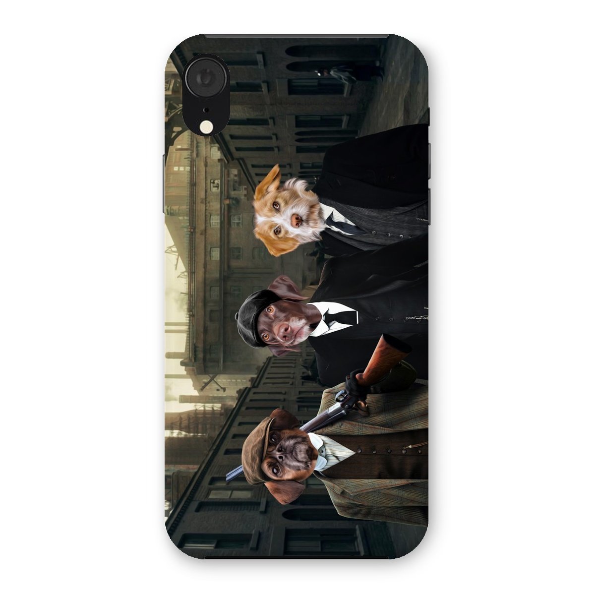 Pet Portraits | The 3 Brothers (Peaky Blinders Inspired): Custom Pet Phone Case | Paw & Glory