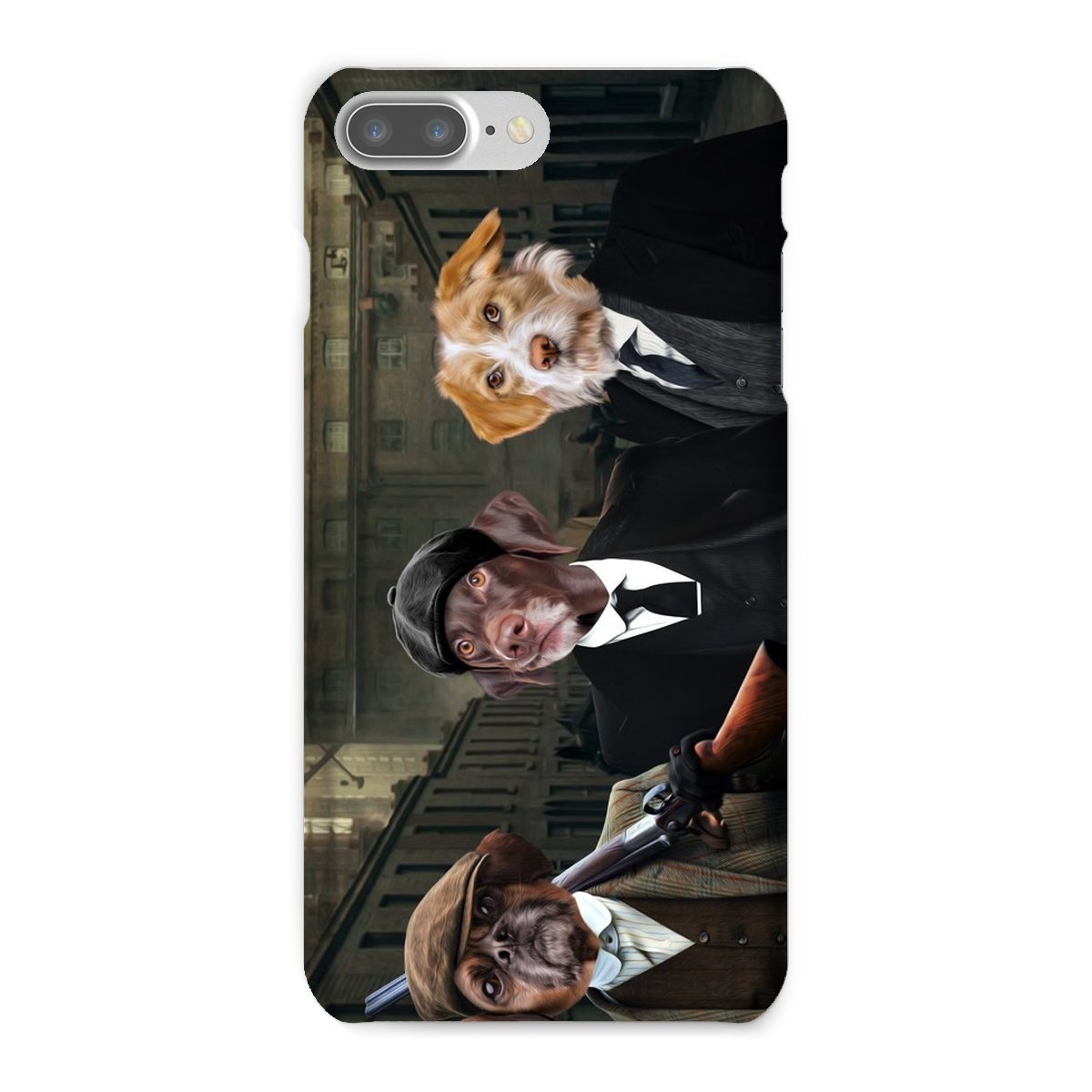 Pet Portraits | The 3 Brothers (Peaky Blinders Inspired): Custom Pet Phone Case | Paw & Glory
