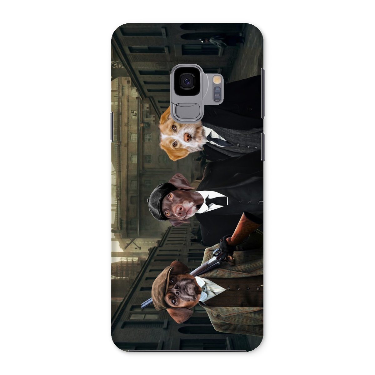 Pet Portraits | The 3 Brothers (Peaky Blinders Inspired): Custom Pet Phone Case | Paw & Glory