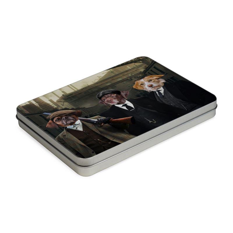 Pet Portraits | The 3 Brothers (Peaky Blinders Inspired): Custom Pet Puzzle | Paw & Glory