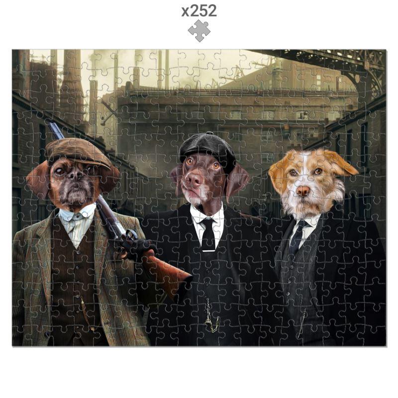 1920s Gangster Trio Custom Pet Puzzle | Pet Lover Gift | Paw & Glory