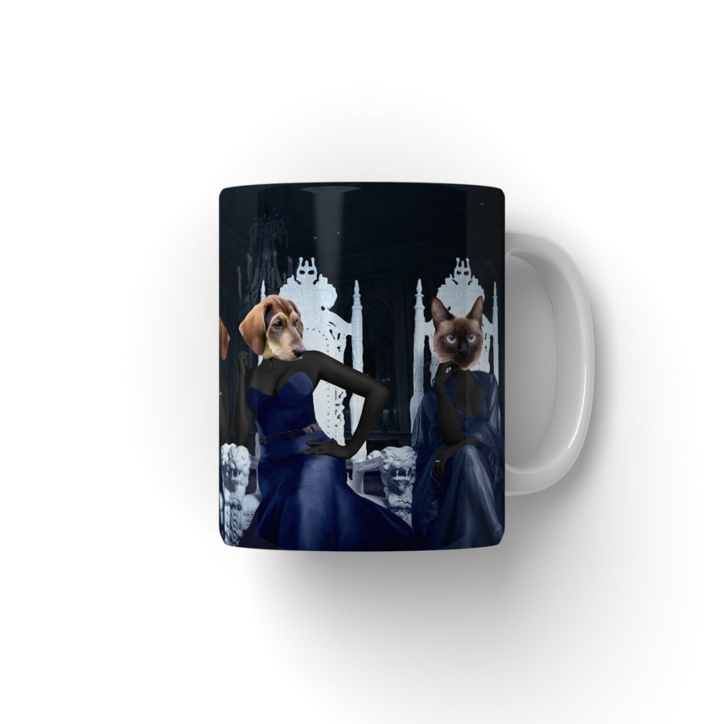 The 3 Housewives Of Atlanta: Custom Pet Coffee Mug - Paw & Glory - Dog Portraits - Pet Portraits