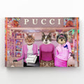 The 3 Mean Girls: Custom Pet Canvas