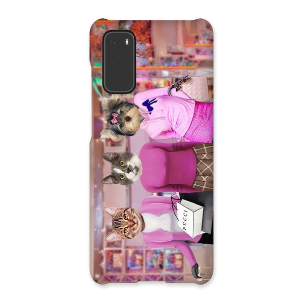 High School Clique Trio Custom Pet Phone Case | Personalized Pet Gift | Paw & Glory