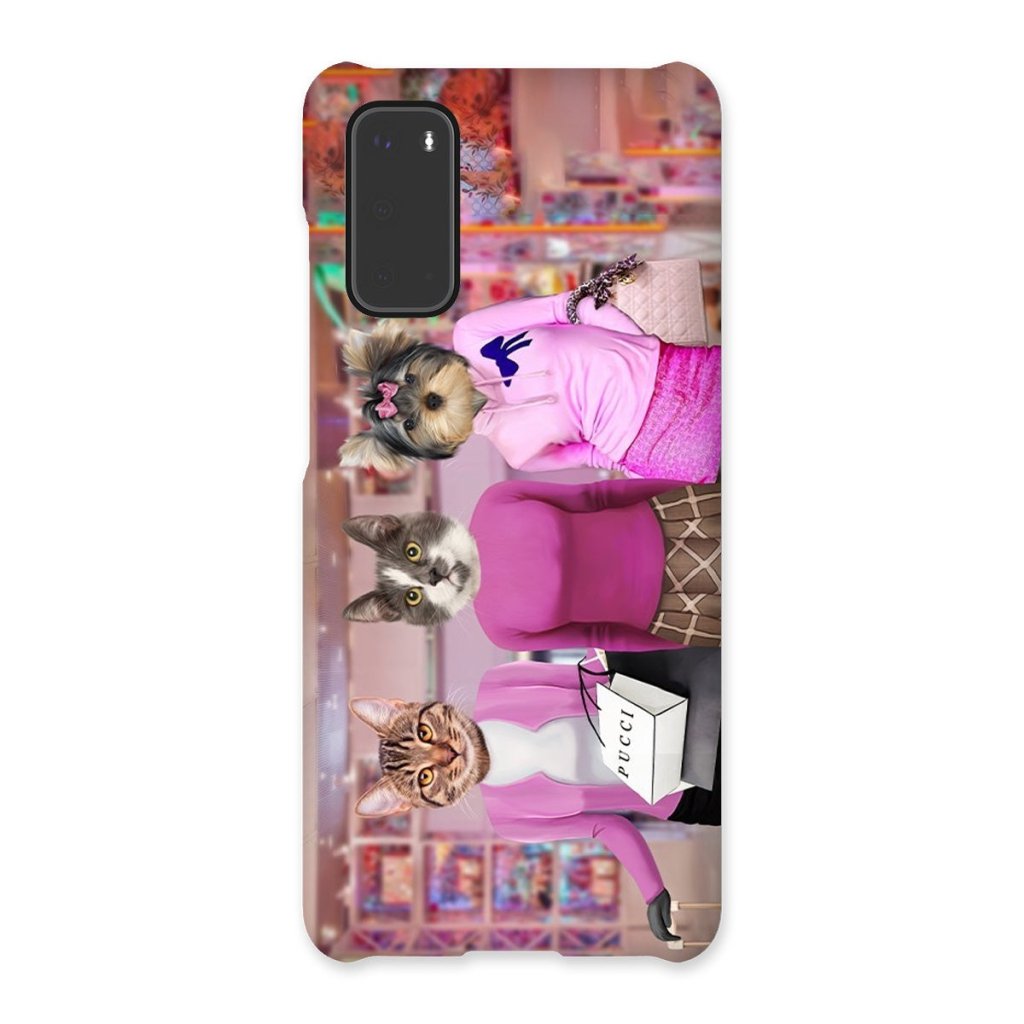 Pet Portraits | The 3 Mean Girls: Custom Pet Phone Case | Paw & Glory