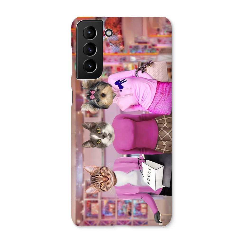 Pet Portraits | The 3 Mean Girls: Custom Pet Phone Case | Paw & Glory