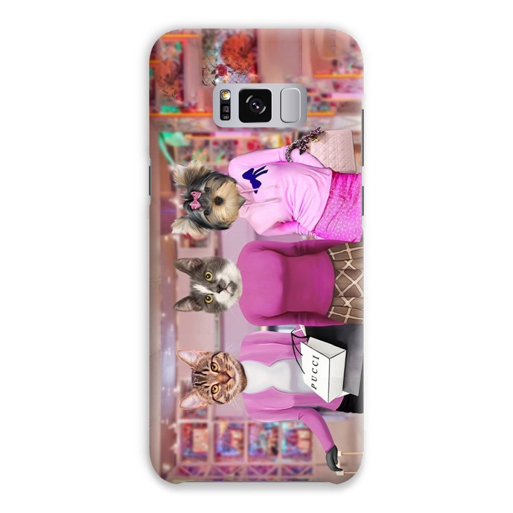 The 3 Mean Girls: Custom Pet Phone Case - Paw & Glory - Dog Portraits - Pet Portraits