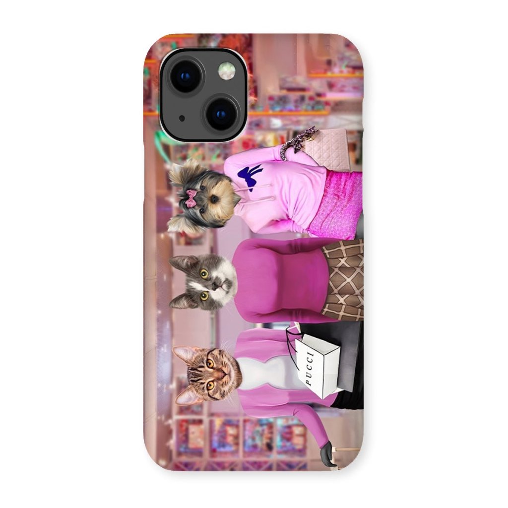 Pet Portraits | The 3 Mean Girls: Custom Pet Phone Case | Paw & Glory
