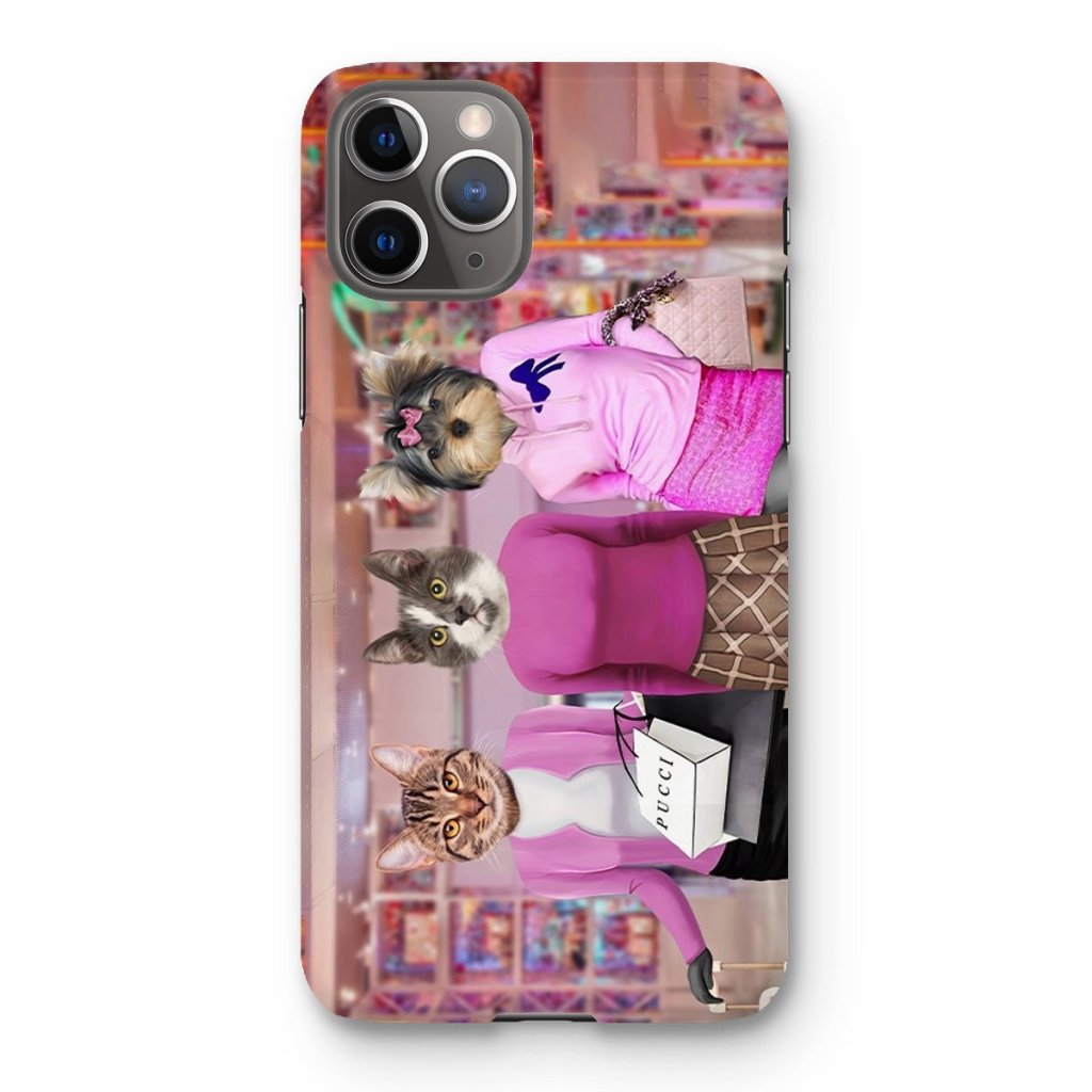 Pet Portraits | The 3 Mean Girls: Custom Pet Phone Case | Paw & Glory
