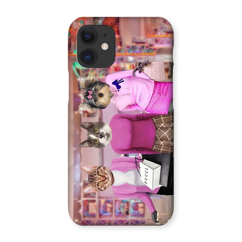 Pet Portraits | The 3 Mean Girls: Custom Pet Phone Case | Paw & Glory