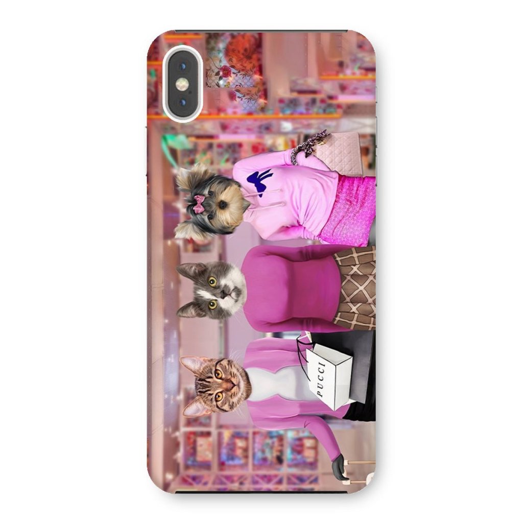 The 3 Mean Girls: Custom Pet Phone Case - Paw & Glory - Dog Portraits - Pet Portraits