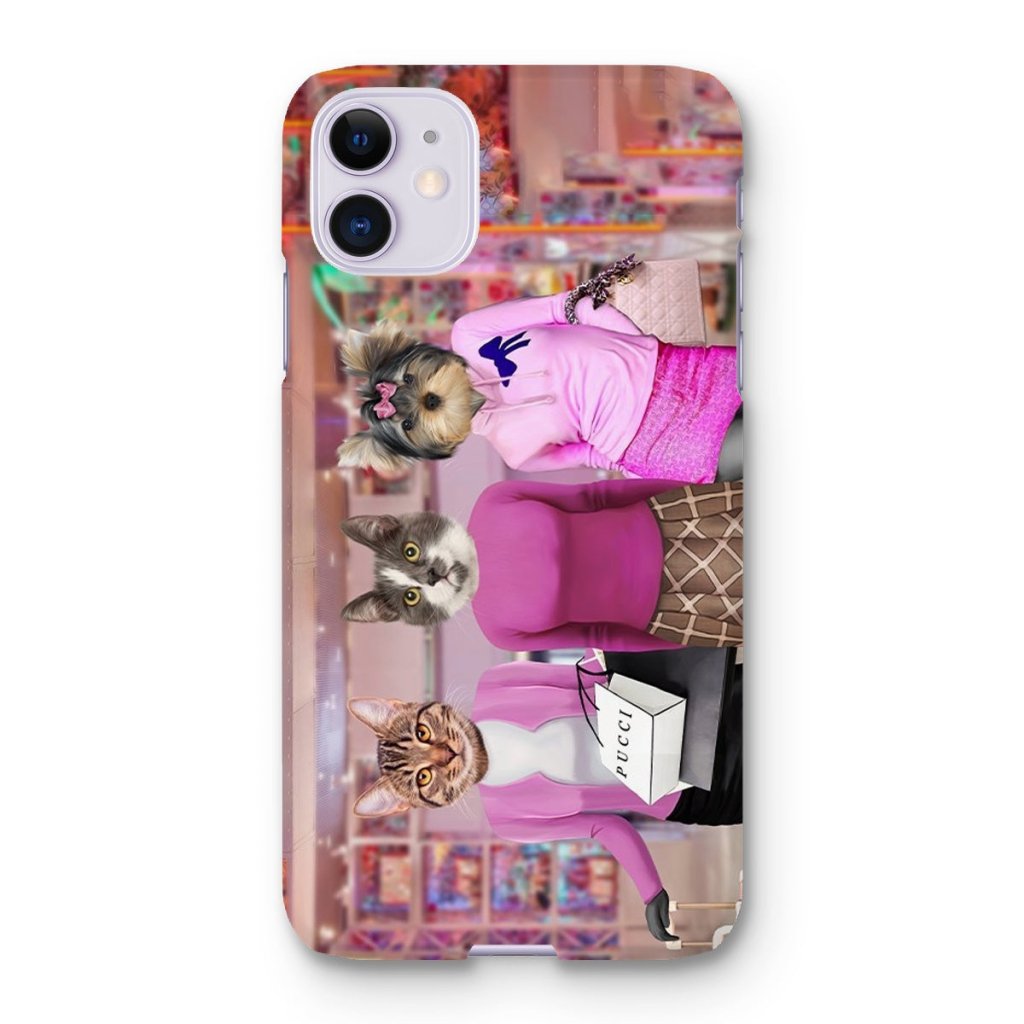 Pet Portraits | The 3 Mean Girls: Custom Pet Phone Case | Paw & Glory