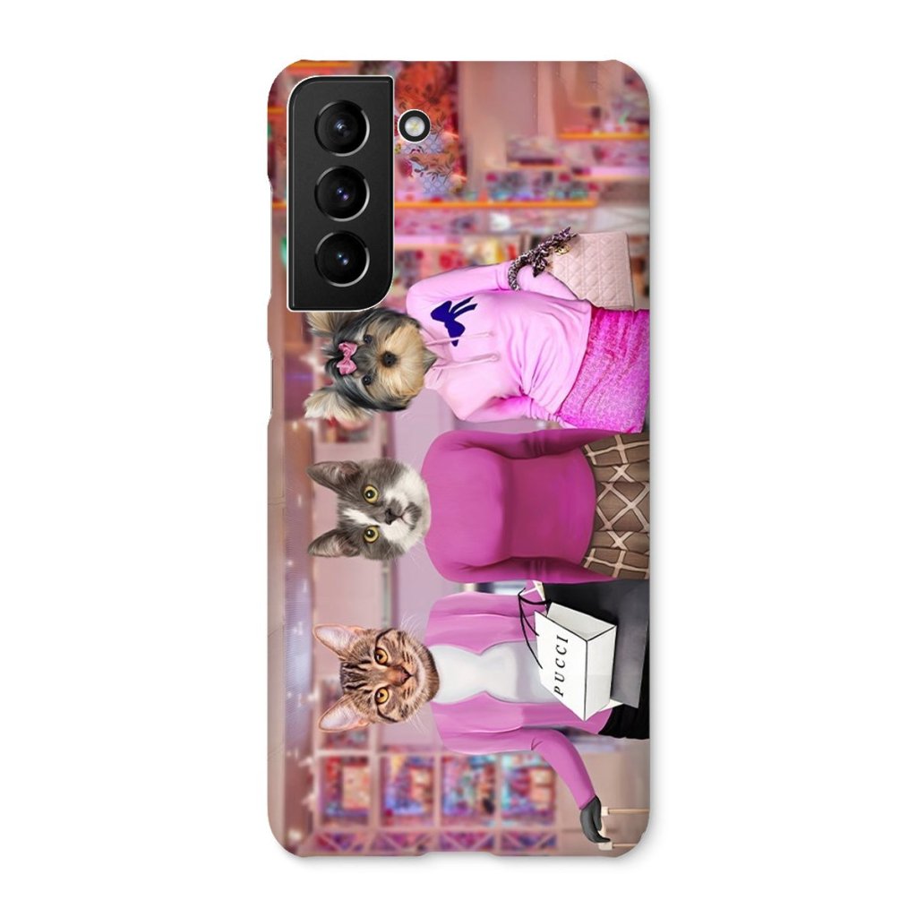 Pet Portraits | The 3 Mean Girls: Custom Pet Phone Case | Paw & Glory