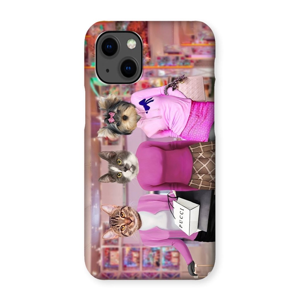 Pet Portraits | The 3 Mean Girls: Custom Pet Phone Case | Paw & Glory