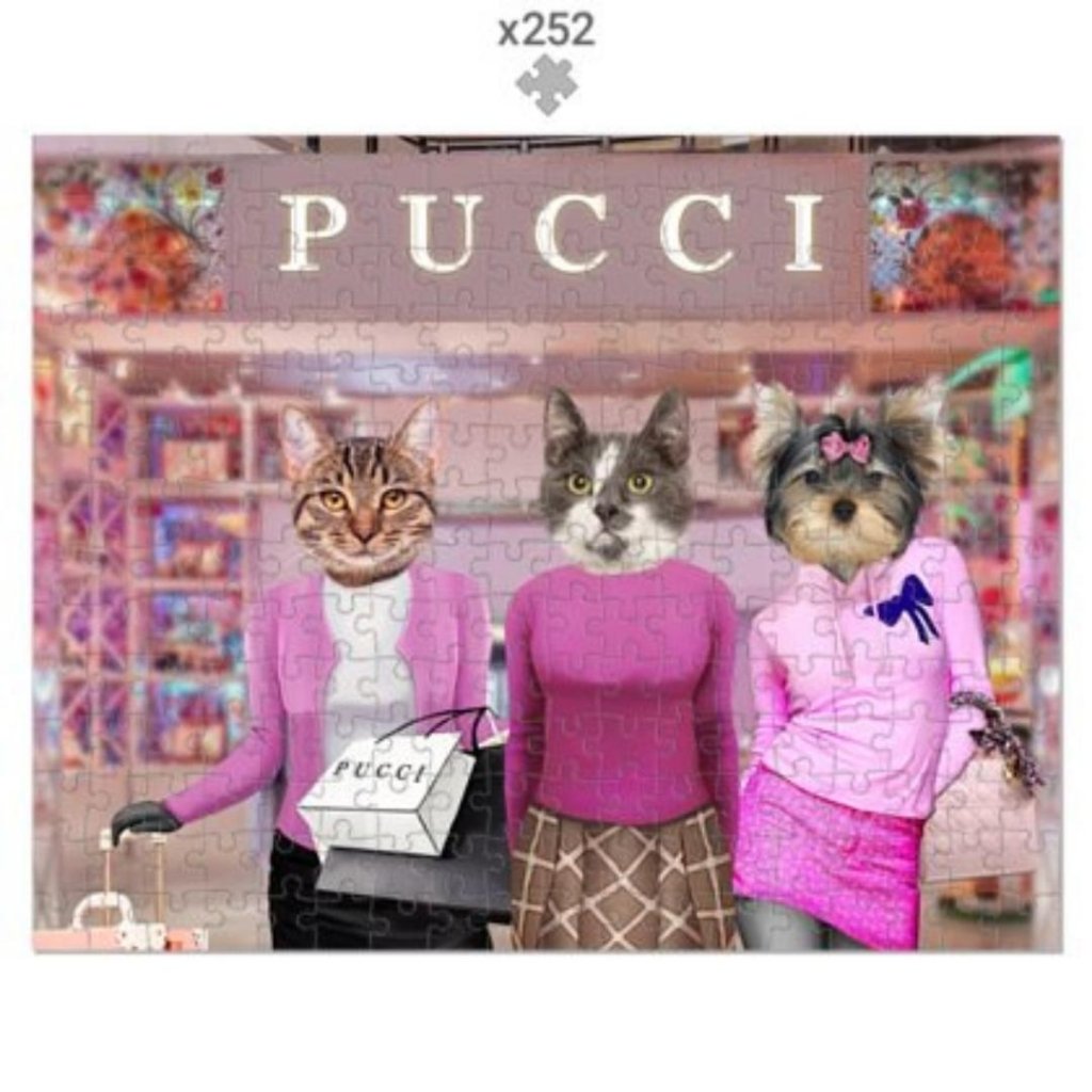 Pet Portraits | The 3 Mean Girls: Custom Pet Puzzle | Paw & Glory