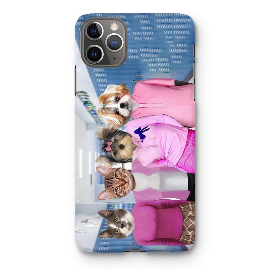 Pet Portraits | The 4 Mean Girls: Custom Pet Phone Case | Paw & Glory